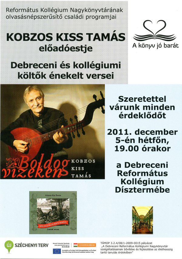 Kobzos Kiss Tamás előadóestje