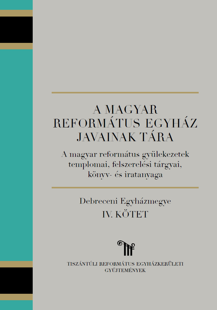 A Magyar Református Egyház Javainak Tára, IV. borítókép